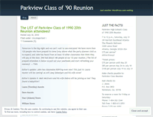 Tablet Screenshot of parkviewclassof90.wordpress.com