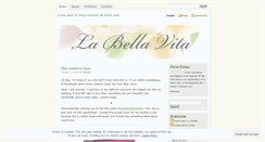 Desktop Screenshot of labellavitaevents.wordpress.com