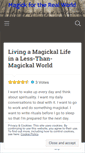 Mobile Screenshot of magickfortherealworld.wordpress.com