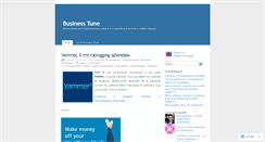 Desktop Screenshot of businesstune.wordpress.com