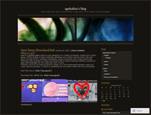 Tablet Screenshot of agehakiss.wordpress.com