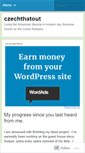 Mobile Screenshot of czechthatout.wordpress.com