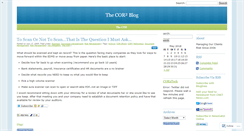 Desktop Screenshot of cor2blog.wordpress.com