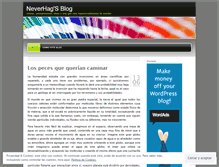 Tablet Screenshot of neverhags.wordpress.com