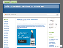 Tablet Screenshot of bizimoyun.wordpress.com