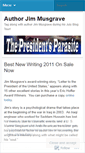 Mobile Screenshot of presidentsparasite.wordpress.com