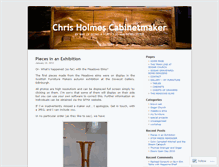 Tablet Screenshot of chrisholmesblog.wordpress.com