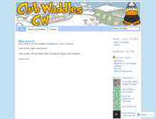 Tablet Screenshot of clubwaddlescw.wordpress.com