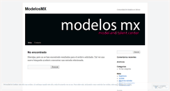 Desktop Screenshot of modelosmx.wordpress.com