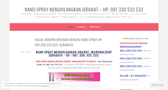 Desktop Screenshot of nanospraymenghilangkanjerawat.wordpress.com