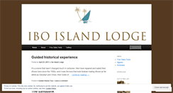 Desktop Screenshot of iboislandholidays.wordpress.com