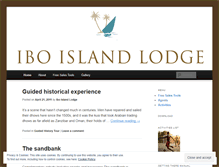Tablet Screenshot of iboislandholidays.wordpress.com