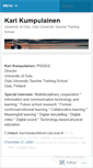 Mobile Screenshot of karikumpulainen.wordpress.com
