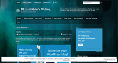 Desktop Screenshot of dkm2alikhlas.wordpress.com