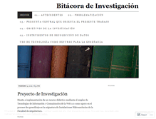 Tablet Screenshot of investigacionbitacora.wordpress.com