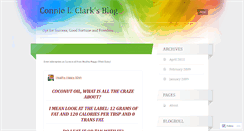 Desktop Screenshot of connielclark.wordpress.com