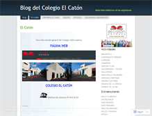 Tablet Screenshot of blogcolegioelcaton.wordpress.com