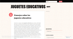 Desktop Screenshot of losjugueteseducativos.wordpress.com