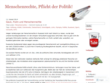 Tablet Screenshot of menschenrecht.wordpress.com
