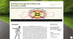 Desktop Screenshot of catalogobandasdemusicape.wordpress.com