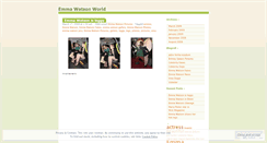 Desktop Screenshot of emmawatsonworld.wordpress.com