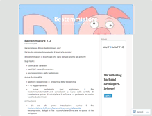 Tablet Screenshot of bestemmiatore.wordpress.com