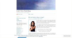 Desktop Screenshot of lifesnewpath.wordpress.com