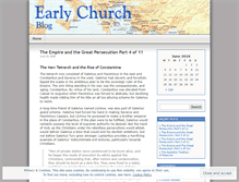 Tablet Screenshot of earlychurch.wordpress.com