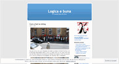 Desktop Screenshot of logicaebuna.wordpress.com