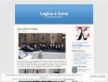 Tablet Screenshot of logicaebuna.wordpress.com