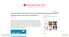 Desktop Screenshot of genuinefirstaid.wordpress.com