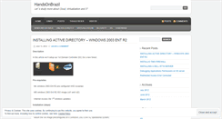 Desktop Screenshot of handsonbrazil.wordpress.com