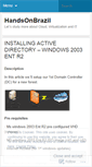 Mobile Screenshot of handsonbrazil.wordpress.com
