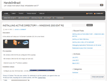 Tablet Screenshot of handsonbrazil.wordpress.com