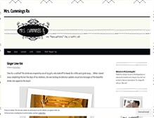 Tablet Screenshot of mrscummingsrx.wordpress.com