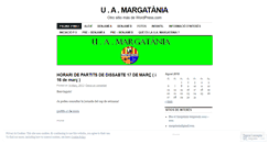 Desktop Screenshot of margatania2011.wordpress.com