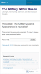 Mobile Screenshot of glitteryglitterqueen.wordpress.com
