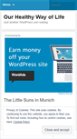Mobile Screenshot of ourhealthywayoflife.wordpress.com