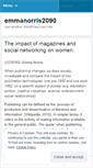 Mobile Screenshot of emmanorris2090.wordpress.com