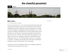 Tablet Screenshot of cheerfulpessimist.wordpress.com