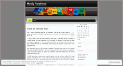 Desktop Screenshot of mostlyfunctional.wordpress.com