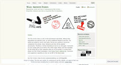 Desktop Screenshot of mailartists.wordpress.com