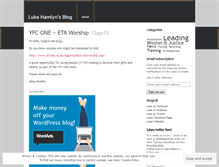 Tablet Screenshot of lukehamlyn.wordpress.com