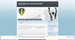 Desktop Screenshot of lufcmarchingon.wordpress.com