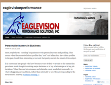 Tablet Screenshot of eaglevisionperformance.wordpress.com