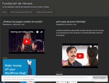 Tablet Screenshot of fundaciondeheroes.wordpress.com