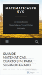 Mobile Screenshot of matematicasprevo.wordpress.com
