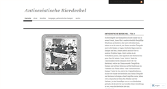 Desktop Screenshot of antisexistischebierdeckel.wordpress.com