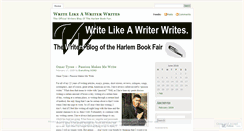 Desktop Screenshot of hbfwritersblog.wordpress.com