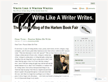 Tablet Screenshot of hbfwritersblog.wordpress.com